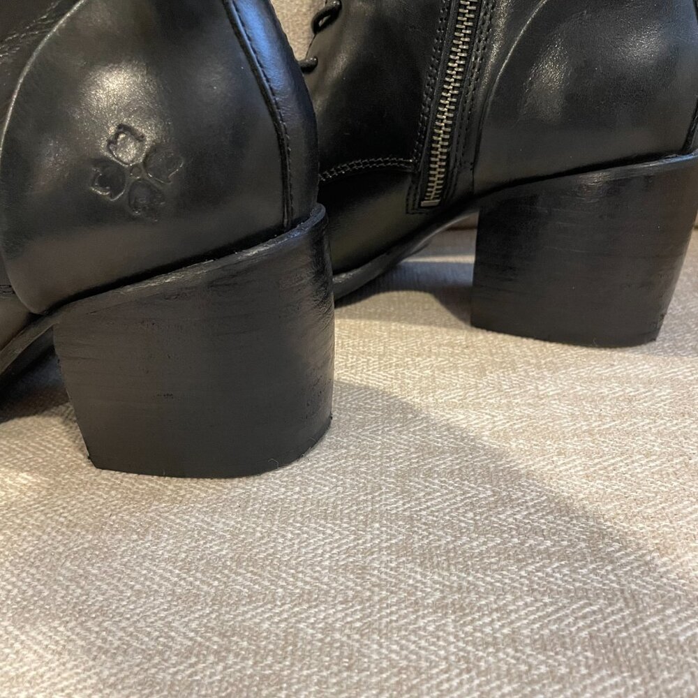 Patricia Nash Siciliana Lace-Up Boots Black - Picture 6 of 11